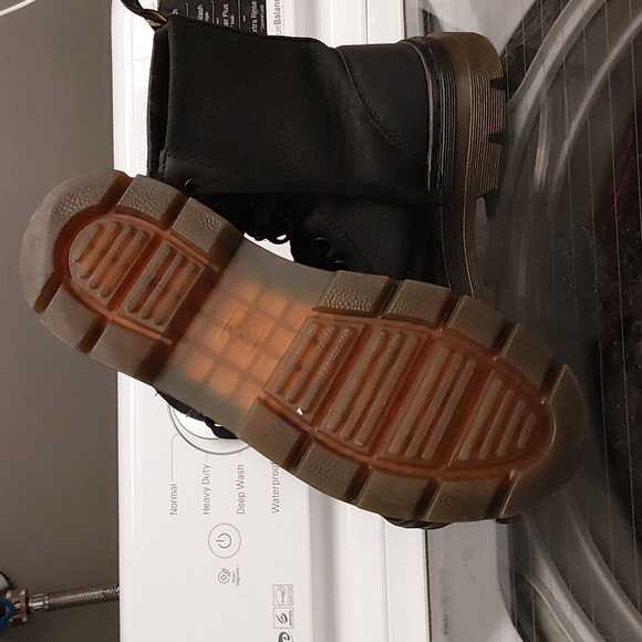 Dr. Martens Combs Black Canvas Boots - Picture 8 of 8